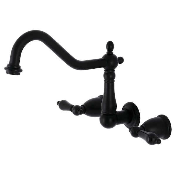 KS1280PKL Duchess Wall Mount Kitchen Faucet, Matte Black